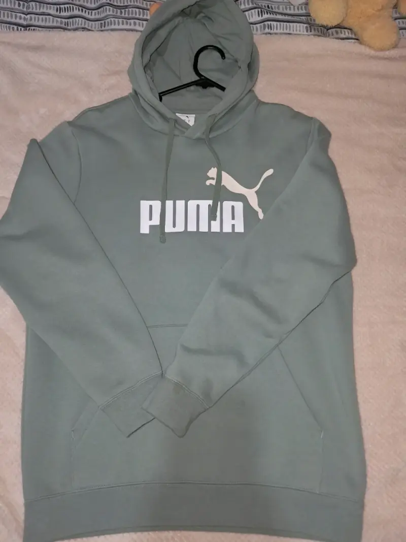Polerón capucha Puma verde