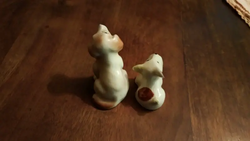 Perritos de Porcelana Vintagede Lota - 2