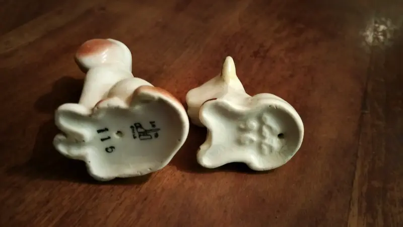 Perritos de Porcelana Vintagede Lota - 3