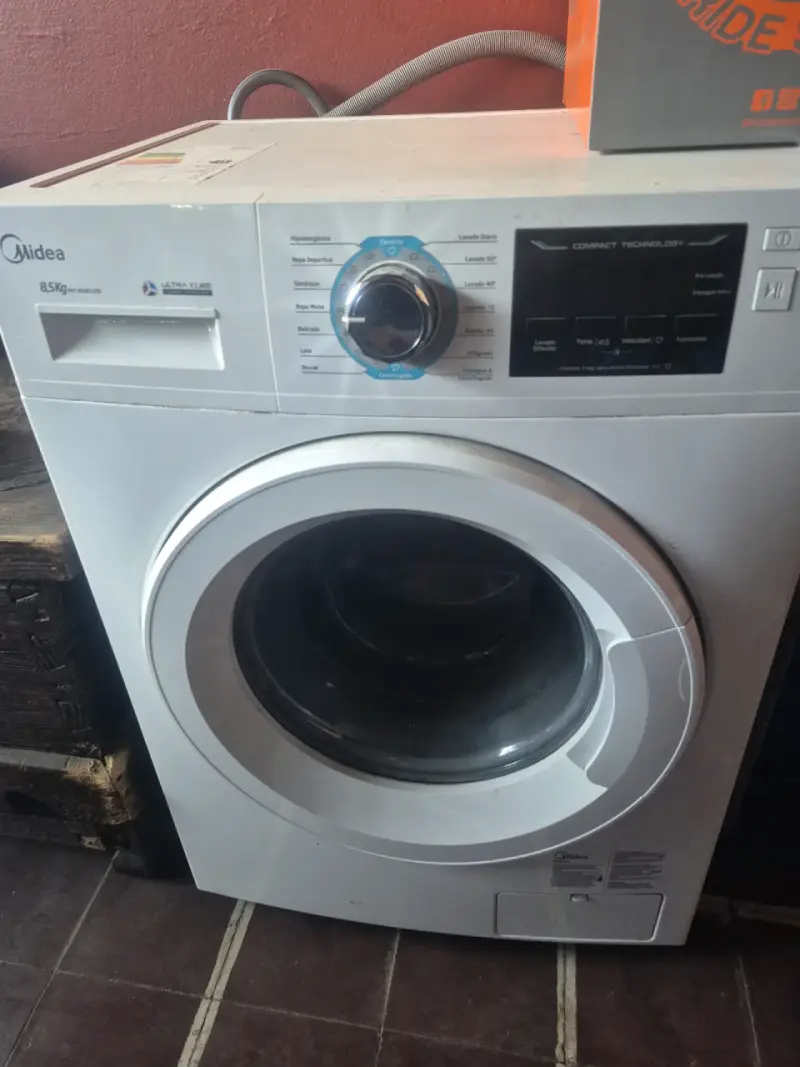 Lavadora Midea 8.5 kg blanca - 1
