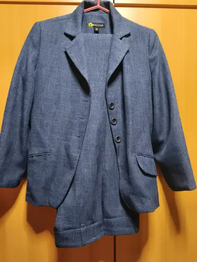 Conjunto 2 piezas azul marino mujer Talla M ó 40 - miniatura 2