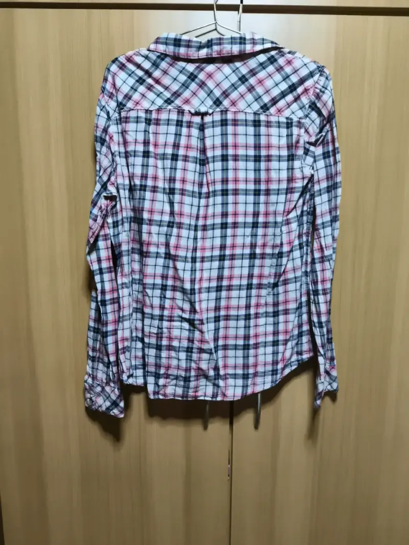 Blusa a cuadros multicolor Talla S - 1