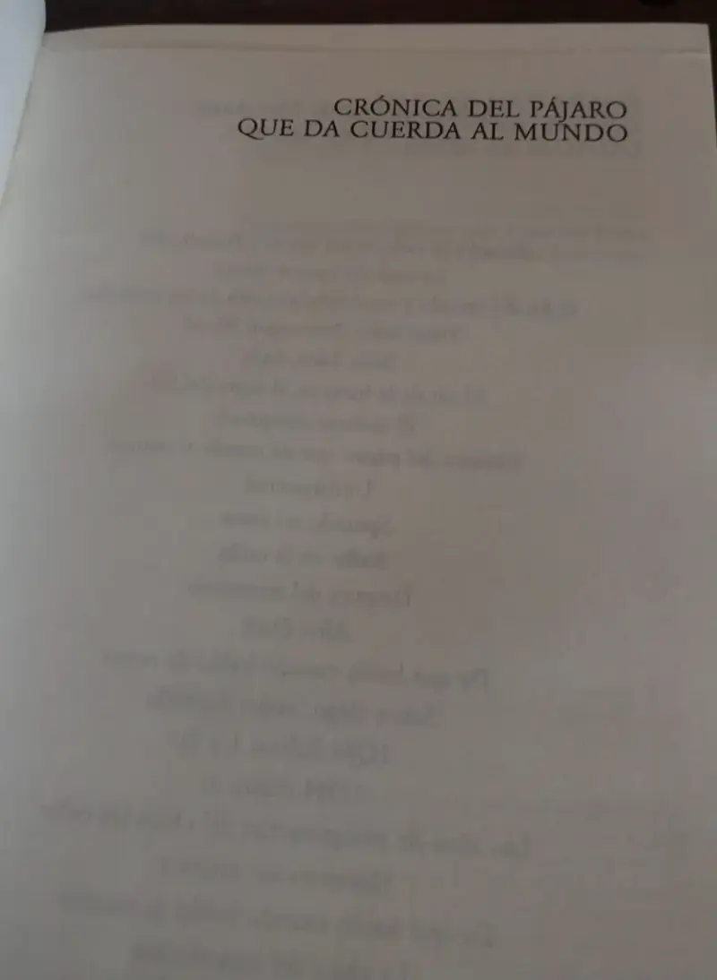 Crónica del pájaro por Murakami - 4