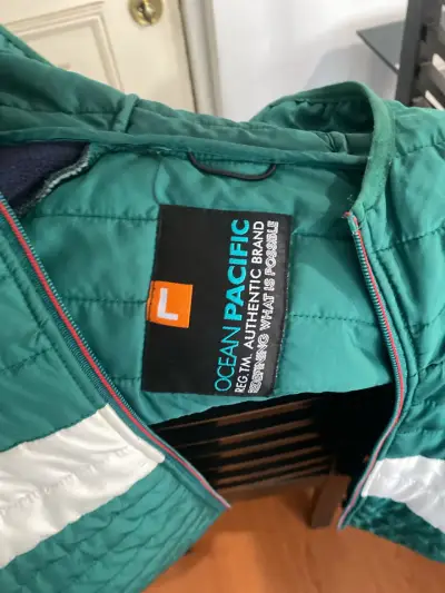 Chaqueta deportiva verde y azul - miniatura 3