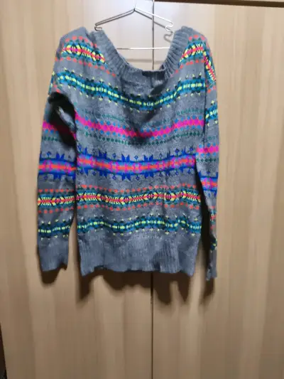 Suéter de lana multicolor América Eglean T/L - miniatura 1