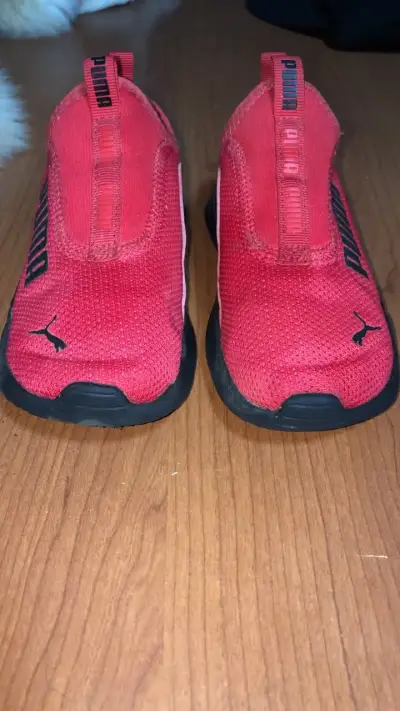 Zapatillas deportivas rojas Puma - miniatura 4