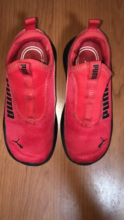 Zapatillas deportivas rojas Puma - miniatura 5