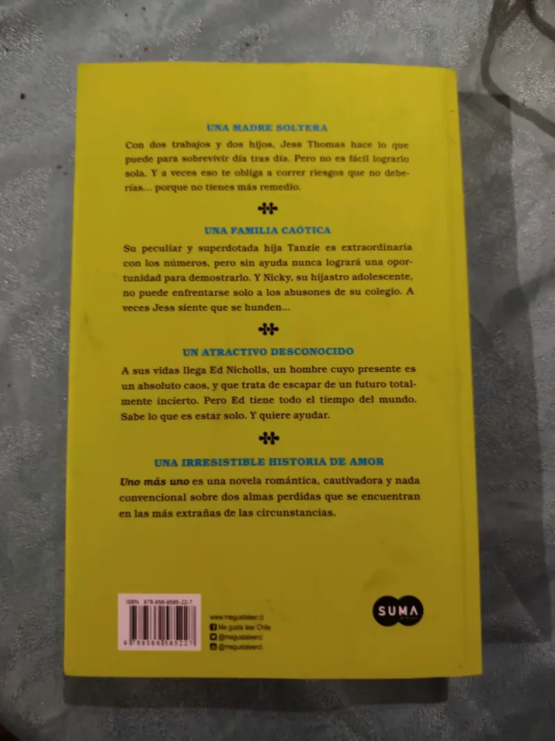 Libro 'Uno Más Uno' de Jojo Moyes - 2