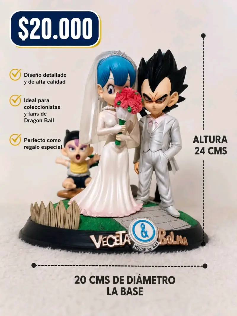 Figura Vegeta y Bulma boda - 1
