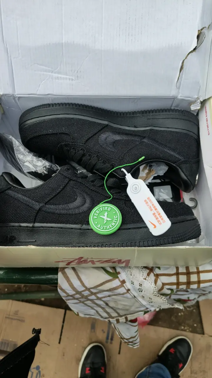 Zapatillas Nike air force one stussy black talla41 - 2