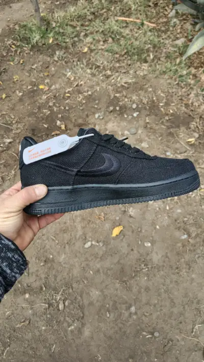 Zapatillas Nike air force one stussy black talla41 - miniatura 4