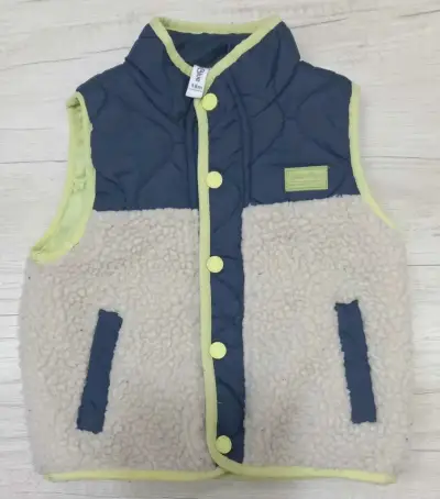 Chaleco polar infantil azul - miniatura 1