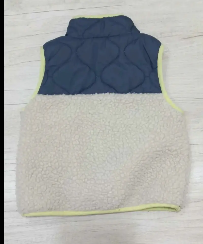 Chaleco polar infantil azul - 2