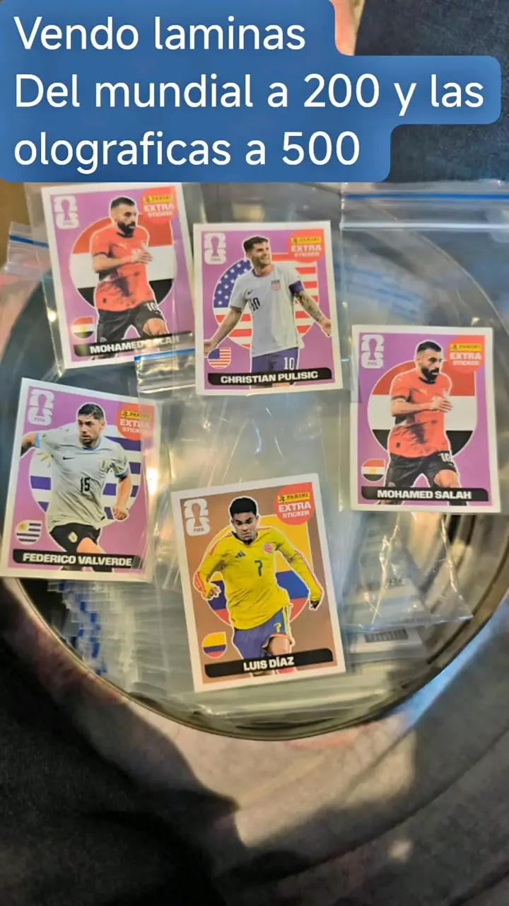 Láminas de fútbol mundial