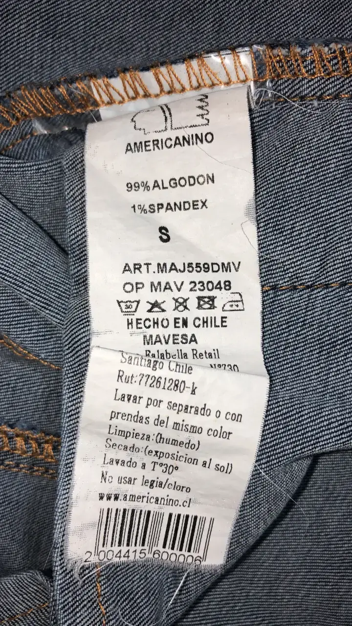 Chaqueta denim azul Americanino - 4