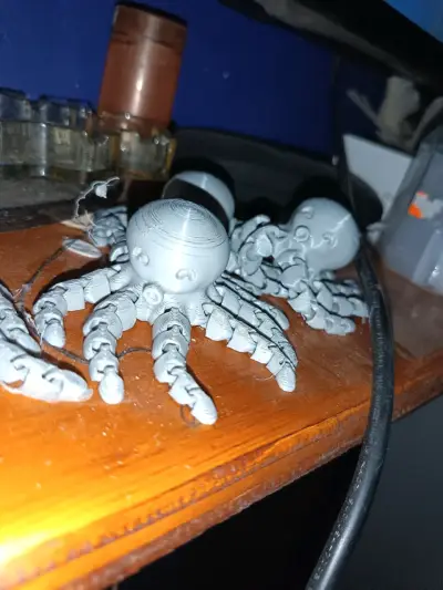 Pulpo articulado impreso en 3D - miniatura 3