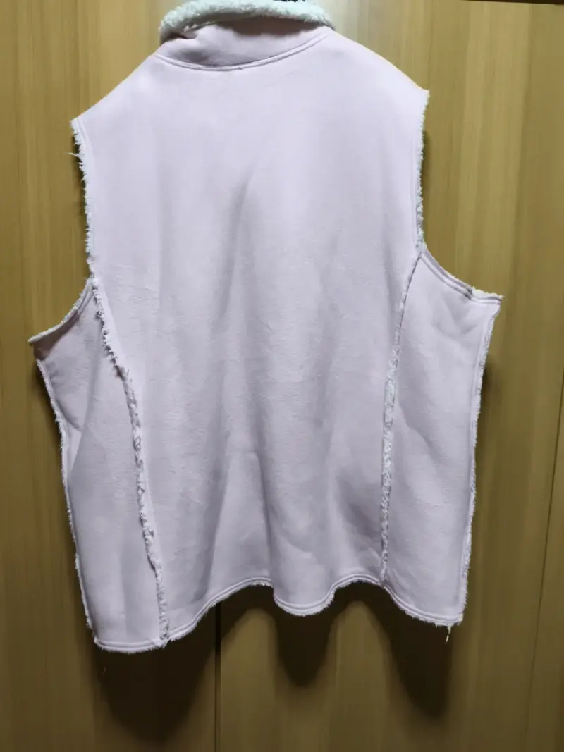 Chaleco rosa con forro polar T/2 XL - 4