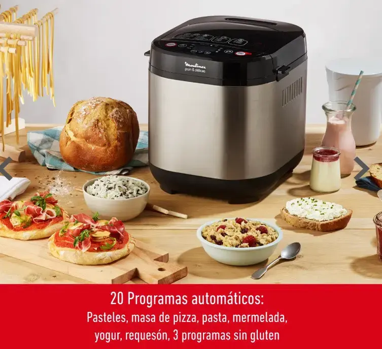 Panificadora Moulinex 20 programas - 1