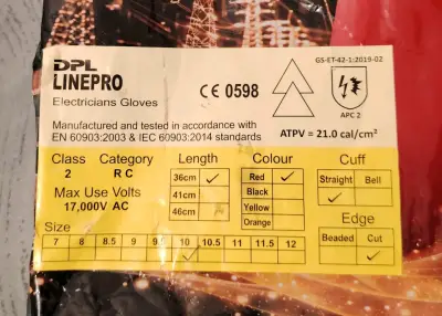 Guante dieléctrico Linepro Clase 2 - miniatura 5