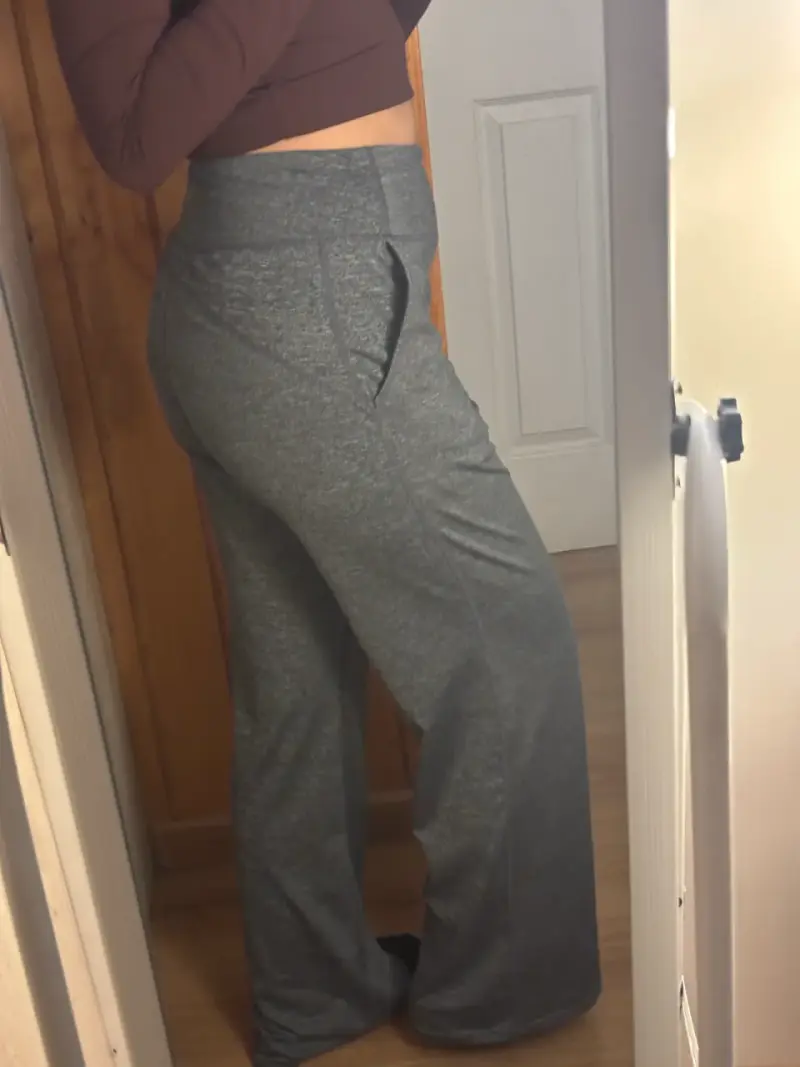 Calzas gris estilo ancho - 2