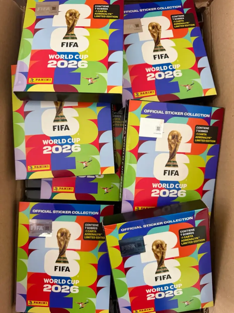 Caja de sobres mundial 2026