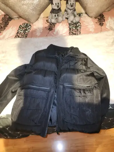Chaqueta siksilk negra - miniatura 3