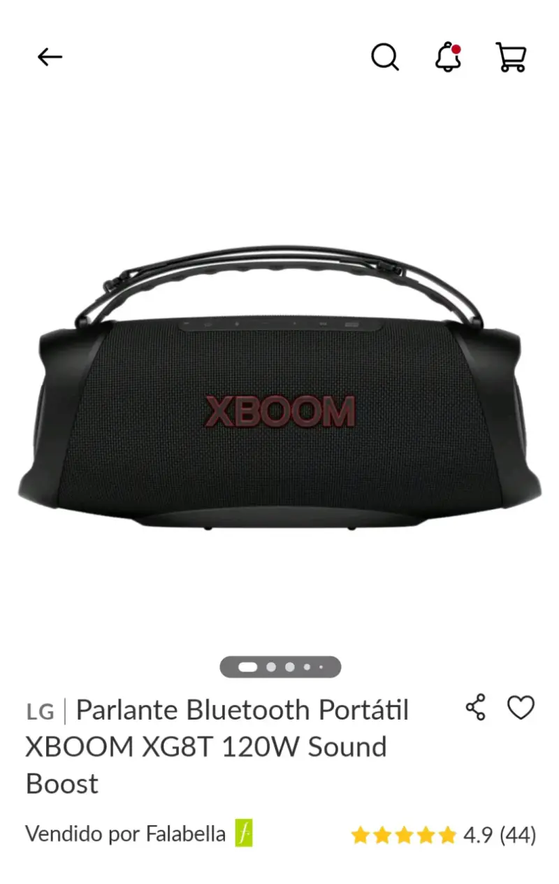 Parlante Bluetooth LG Xboom