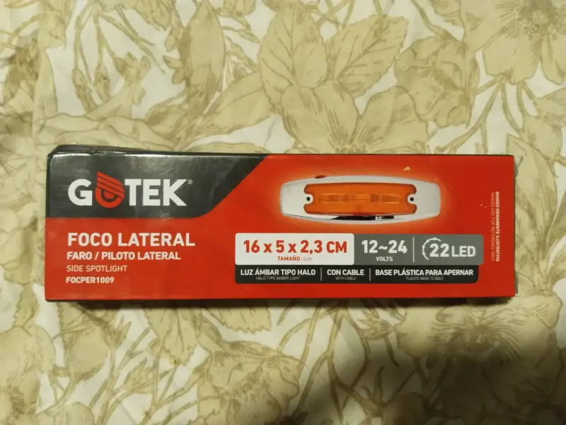 Foco lateral GOTEK con LED