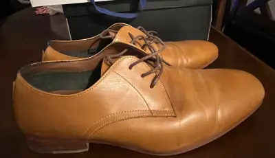 Zapatos de vestir color camel - miniatura 1