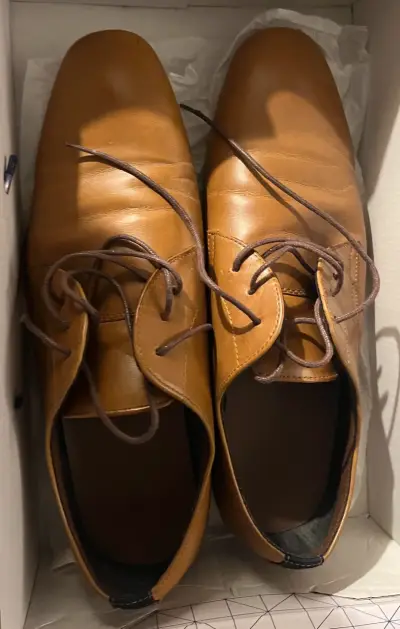 Zapatos de vestir color camel - miniatura 4