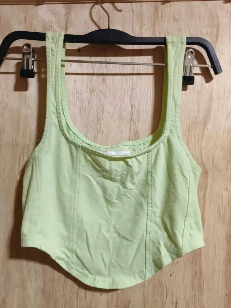 Cropped verde claro
