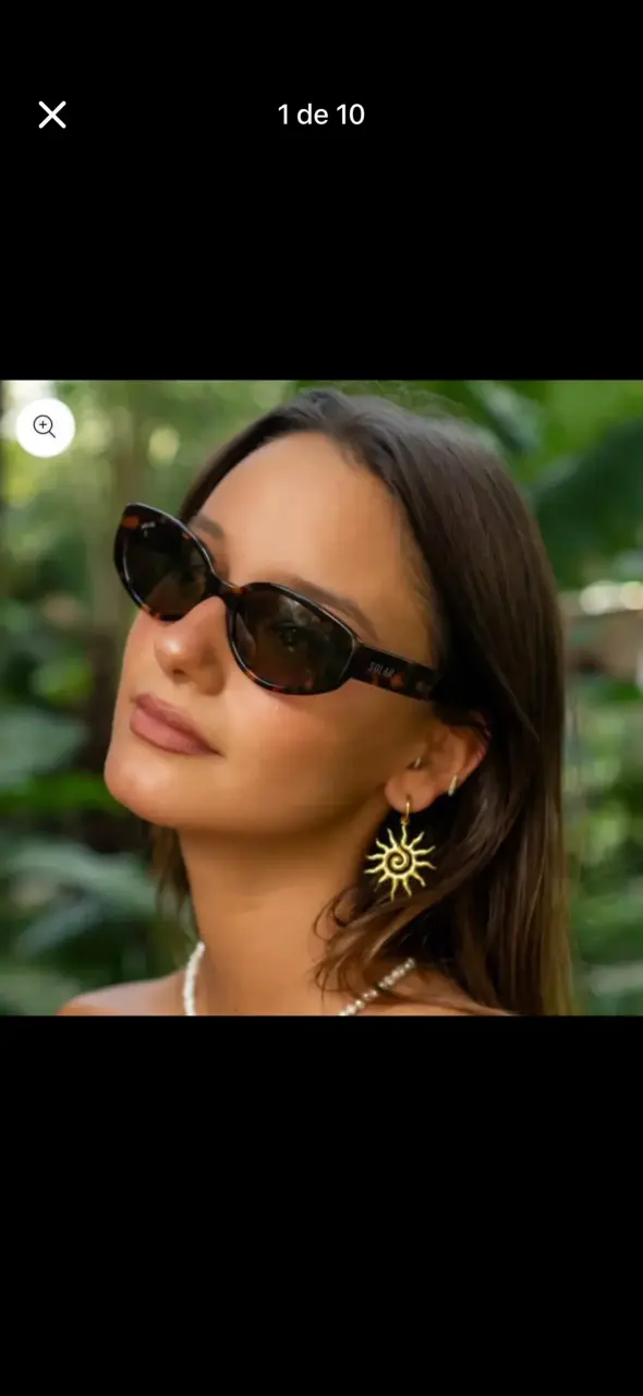 Gafas de sol elegantes marrones