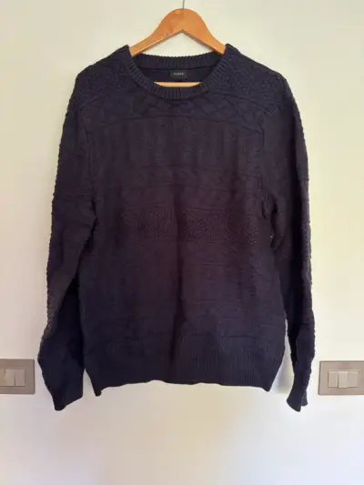 Suéter azul oscuro J.Crew XL - miniatura 1