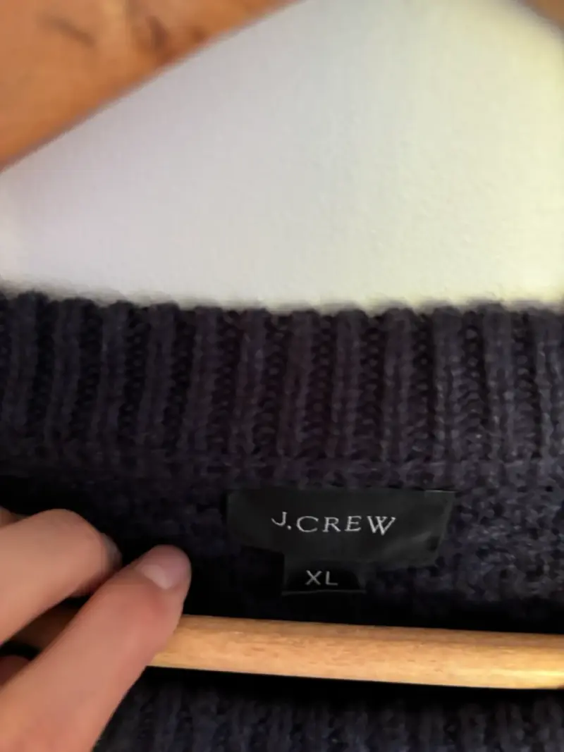 Suéter azul oscuro J.Crew XL - 4
