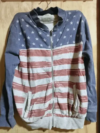 Chaqueta Zara estampado bandera - miniatura 1