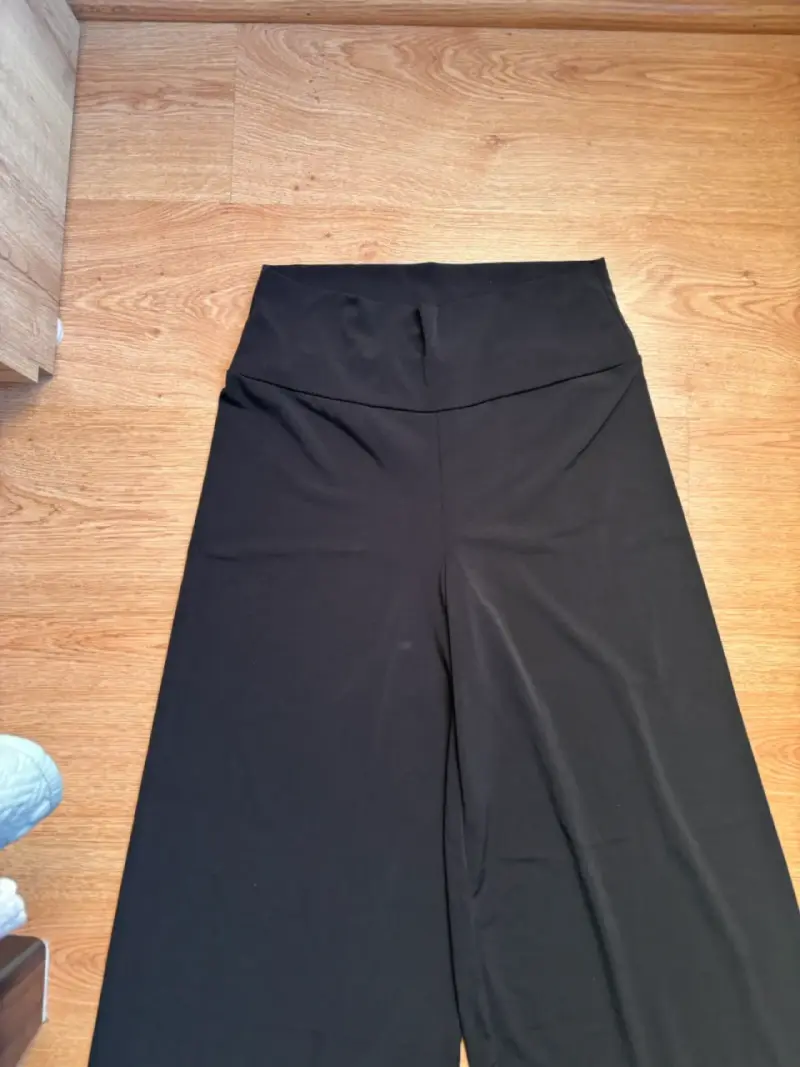 Pantalones negros anchos L - 2