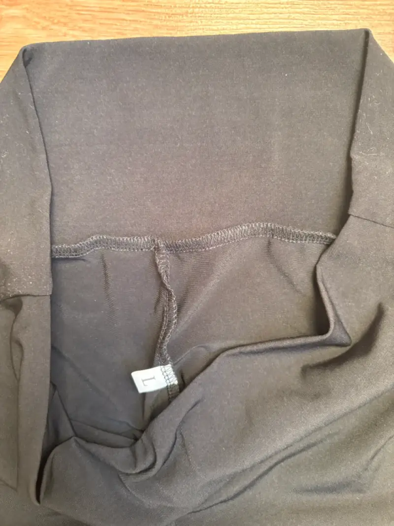 Pantalones negros anchos L - 3