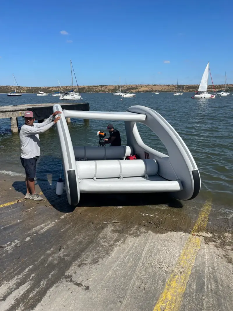 Barco inflable grande - 4