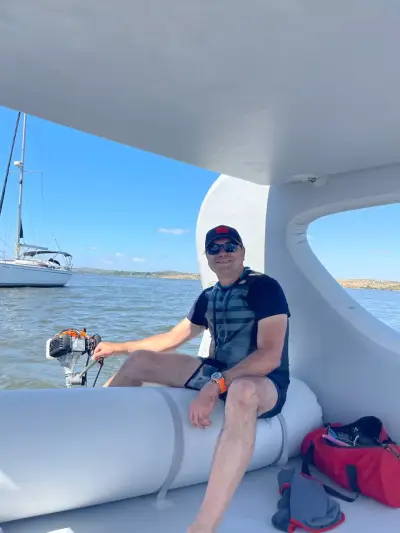 Barco inflable grande - miniatura 5