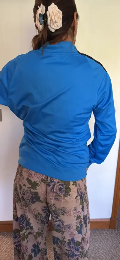 Chaqueta deportiva azul Nike M - miniatura 2