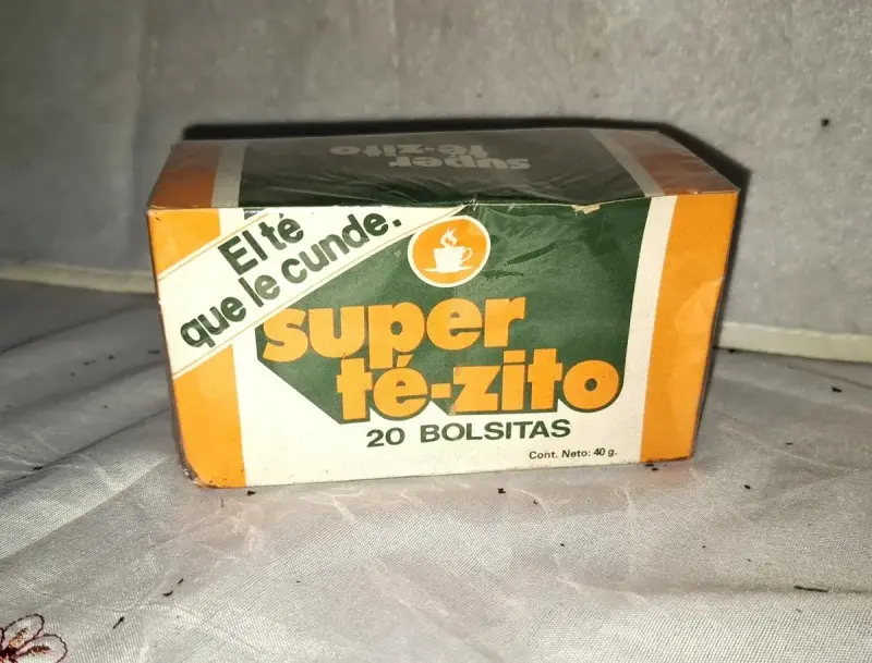 Caja Antigua Te Te-zito Años 1988 Caja Cartón - 3