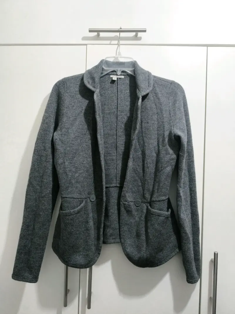 Blazer gris de lana - 1