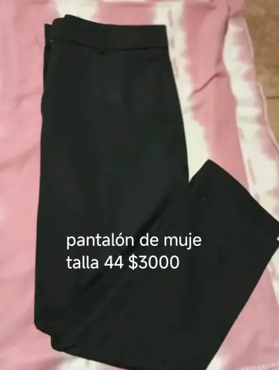 Pantalón negro mujer - miniatura 1