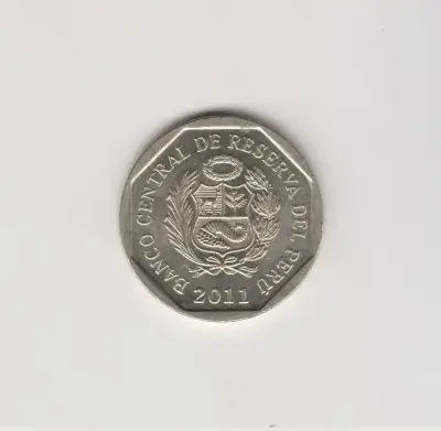 Moneda Perú 1 Sol 2011 Gran Pajaten Conmemorativa - miniatura 2