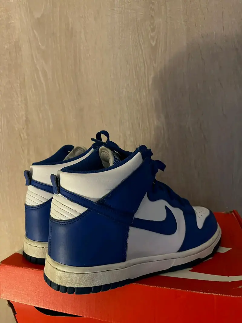 Zapatillas deportivas azul y blanco - 3