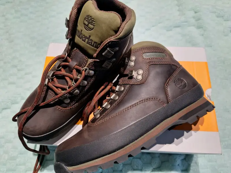 Botas de cuero marrón Timberland - 1