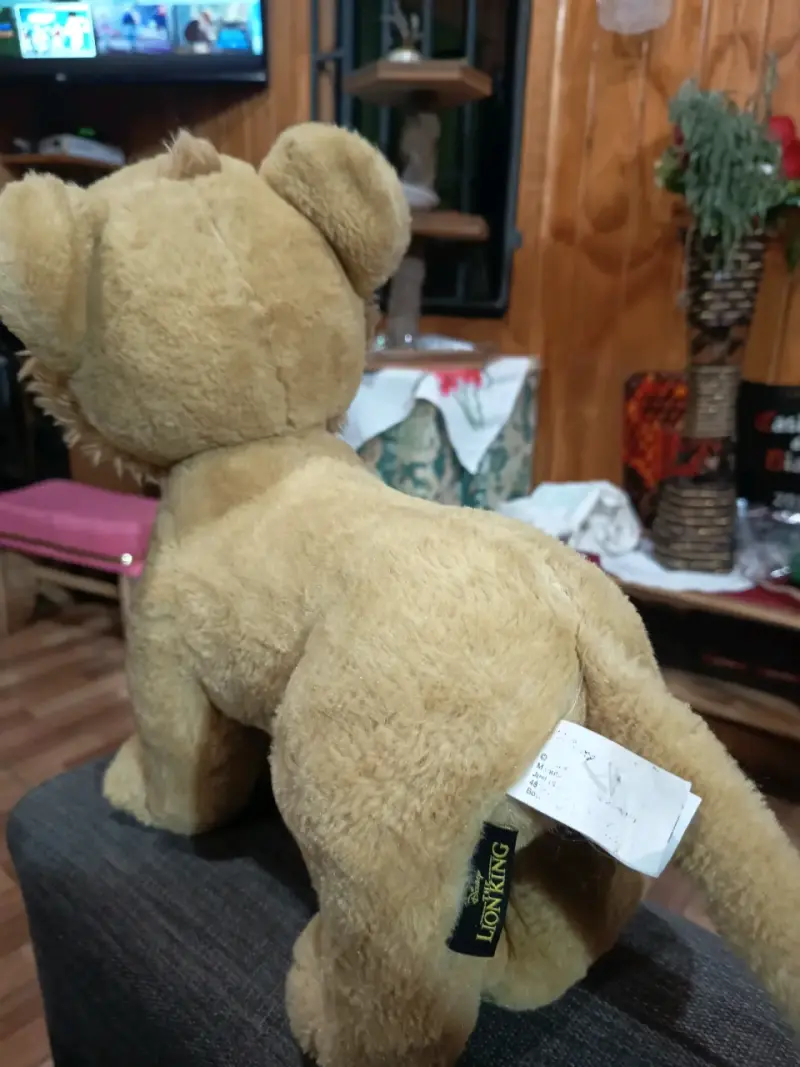 Peluche de león amarillo - 2