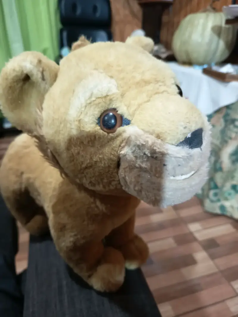 Peluche de león amarillo - 3