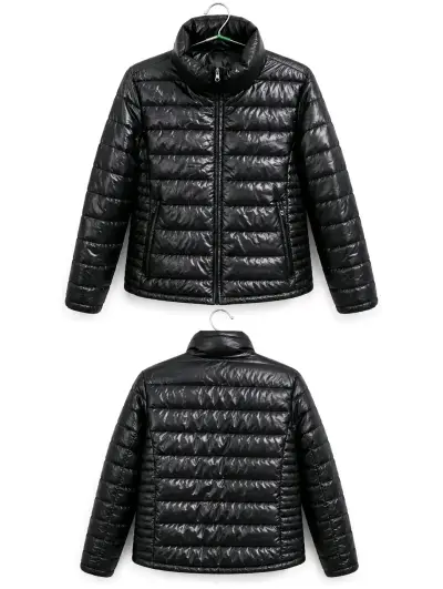 Chaqueta acolchada negra - miniatura 1