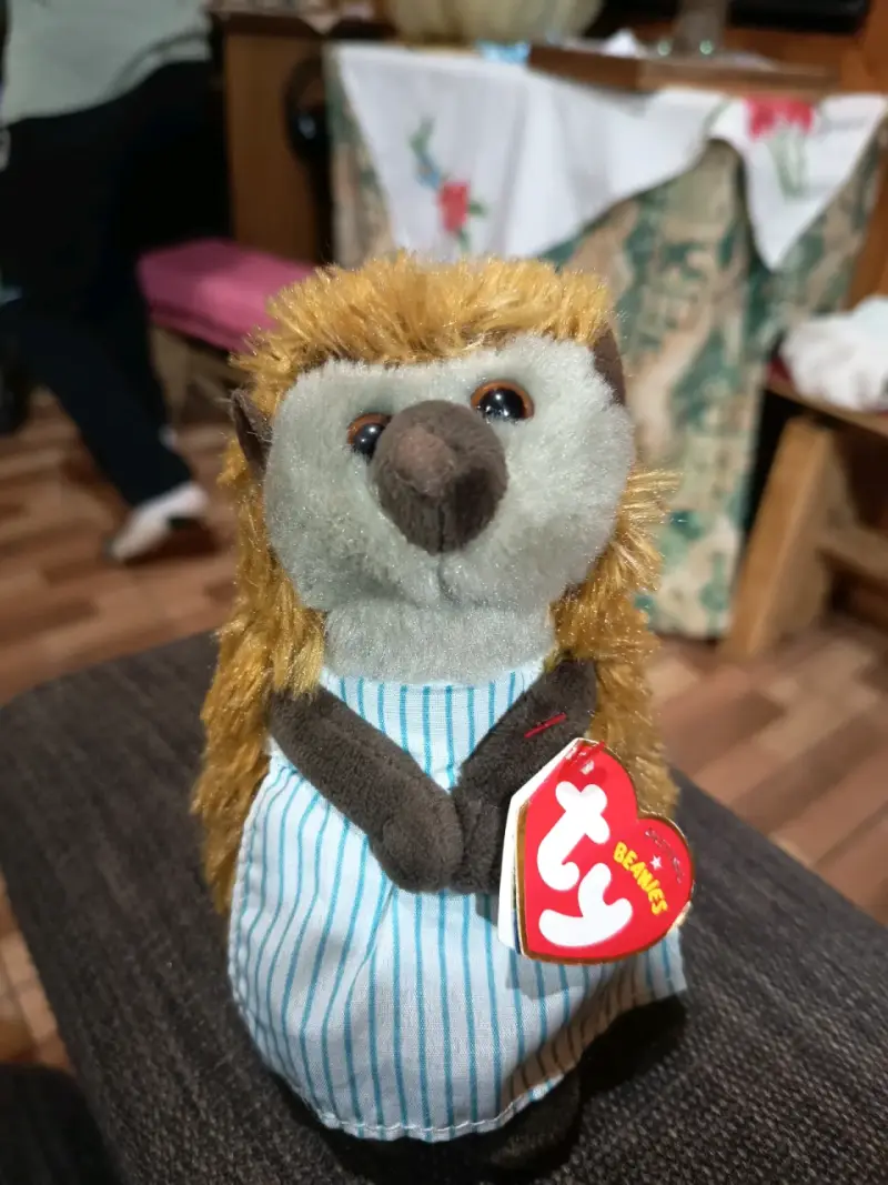 Peluche erizo TY Beanie Baby - 1